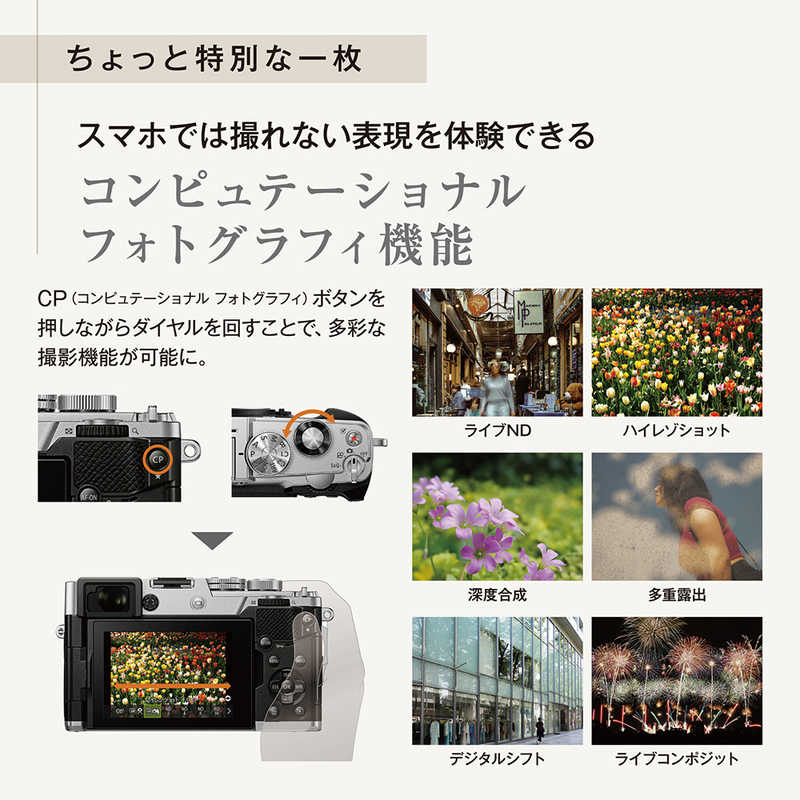 OMSYSTEM OMSYSTEM PEN ダブルズームキット ミラーレス一眼カメラ ［ズームレンズ＋ズームレンズ］ シルバー PENダブルズームキットSLV PENダブルズームキットSLV