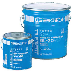 タイルメント タイル用接着剤 GL-20 4kg 30100040_ タイルメント タイル用接着剤 GL-20 4kg 30100040_