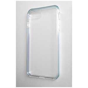 ハセプロ iPhone 7 Plus用　クリアラインケース　ブルー　CLCP03 CLCP03