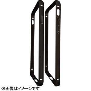 ハセプロ iPhone 7用　バンパーフレーム 表面マット加工　ブラック　BFI7-02 BFI702