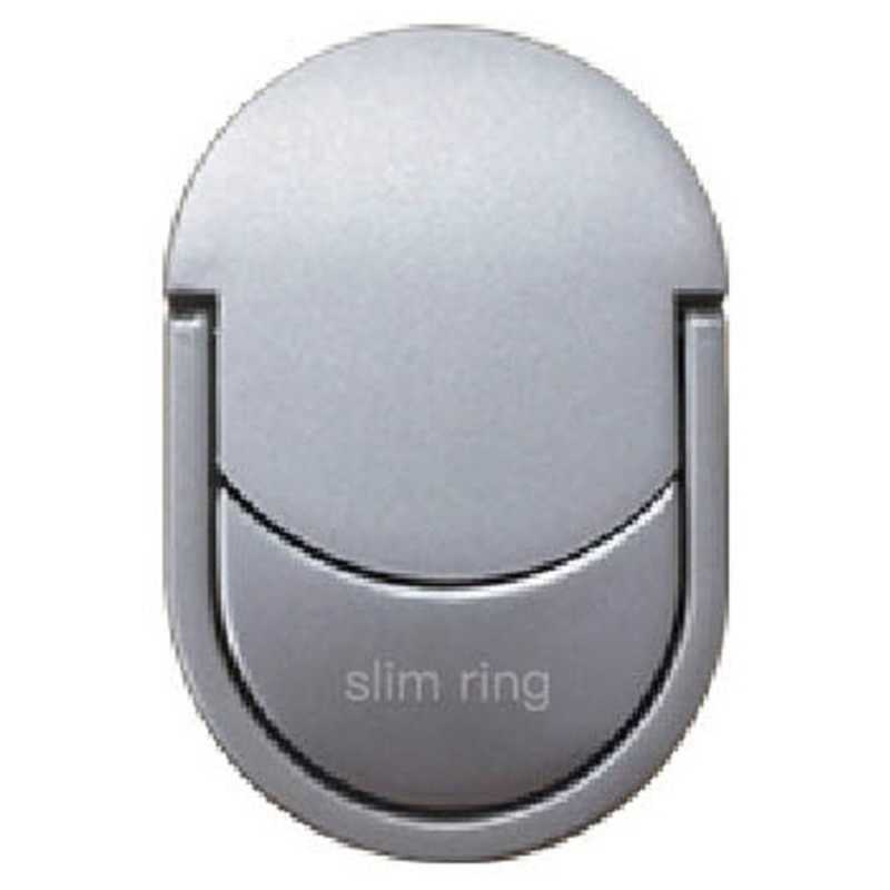 ハセプロ ハセプロ 〔スマホリング〕 slim ring スリムリング シルバー SLR-01 SLR-01