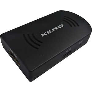 KEIYO 〔ワイヤレスHDMI〕ミラーキャストドングル ブラック AN-S090