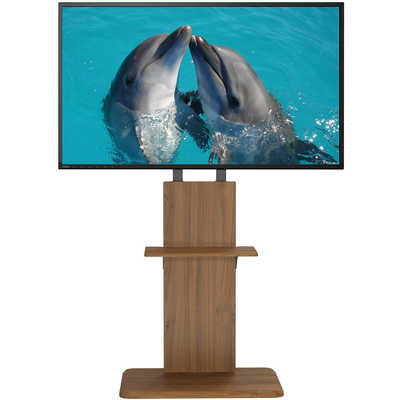 壁寄せテレビスタンド　NB-TS01（WN） 40〜65インチ対応 KEIYO 40～65インチ対応 テレビスタンド (壁寄せタイプ) NB-TS01
