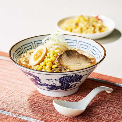 MMODE レトロ ラーメン丼 約19.5cm ペアセット(2個入り) 02382 の通販
