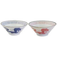 MMODE レトロ ラーメン丼 約19.5cm ペアセット(2個入り) 02382 の通販