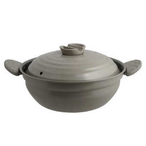 リビング 卓上鍋 22cm IH対応 宴和 土鍋風鍋 軽量 タクジョウナベ22CMIH