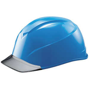 谷沢製作所 タニザワエアライトS搭載ヘルメット(透明バイザータイプ･溝付)透明バイザー:グレー/帽体色:青  123-JZV-V2-B1-J
