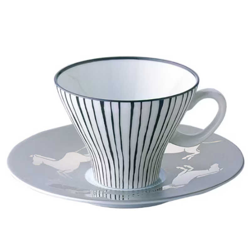 香蘭社 香蘭社 ゼブラ・コーヒー碗皿 15491HYA 15491HYA