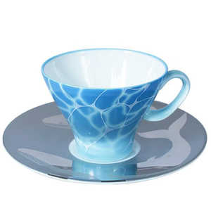 香蘭社 コーヒー碗皿 ビックブルー 15761HYA