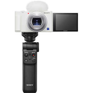 ソニー　SONY コンパクトデジタルカメラ VLOGCAM ZV-1G シューティンググリップキット ホワイト