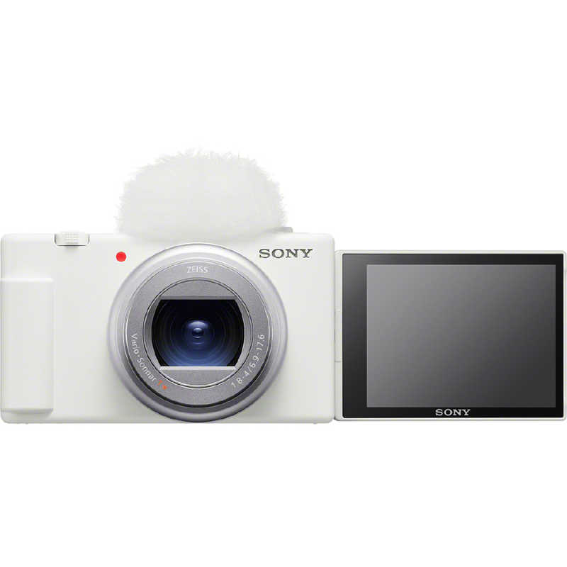 ソニー　SONY ソニー　SONY コンパクトデジタルカメラ VLOGCAM ZV-1 II G W シューティンググリップキット ホワイト VLOGCAM ZV-1 II G W シューティンググリップキット ホワイト