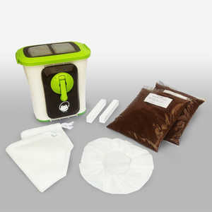 エコクリーン 室内型家庭用生ごみ処理機 エコクリーン 自然にカエルS 基本セット [バイオ式] SKS101