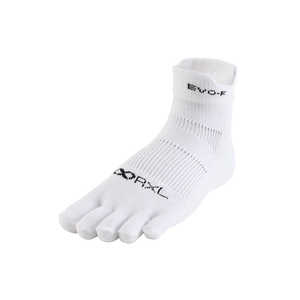 武田レッグウェアー アールエル RxL SOCKS EVO-FM 5本指 ミドル丈 M(24-26cm) ホワイト RNS5004 武田レッグウェアー アールエル RxL SOCKS EVO-FM 5本指 ミドル丈 M(24-26cm) ホワイト RNS5004