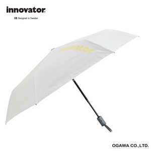 小川 折りたたみ傘 自動開閉 innovator(イノベーター) ホワイト×イエロー [晴雨兼用傘 /55cm] IN-55WJP-31