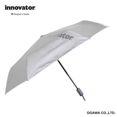 小川 折りたたみ傘 自動開閉 innovator(イノベーター) シルバー