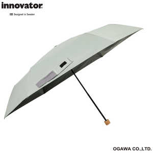 小川 折りたたみ傘 innovator(イノベーター) ペールグリーン  ［晴雨兼用傘 /60cm］ IN-60M-23