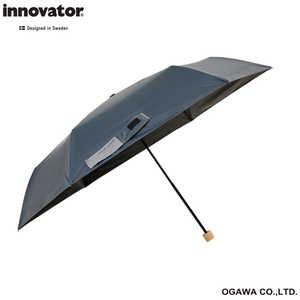 小川 折りたたみ傘 innovator(イノベーター) ネイビー  ［晴雨兼用傘 /60cm］ IN-60M-24