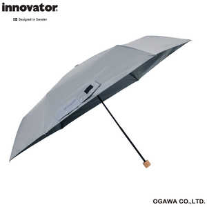 小川 折りたたみ傘 innovator(イノベーター) スチールグレー  ［晴雨兼用傘 /60cm］ IN-60M-25