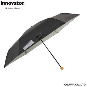 小川 折りたたみ傘 innovator(イノベーター) ブラック  ［晴雨兼用傘 /60cm］ IN-60M-26