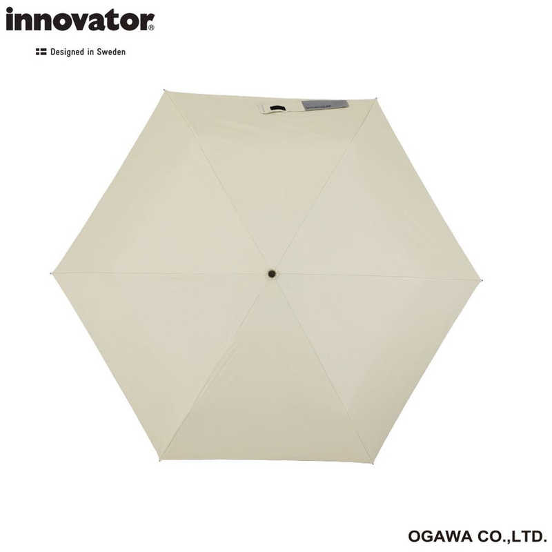 小川 小川 折りたたみ傘 innovator(イノベーター) ペールライトイエロー  ［晴雨兼用傘 /60cm］ IN-60M-28 IN-60M-28