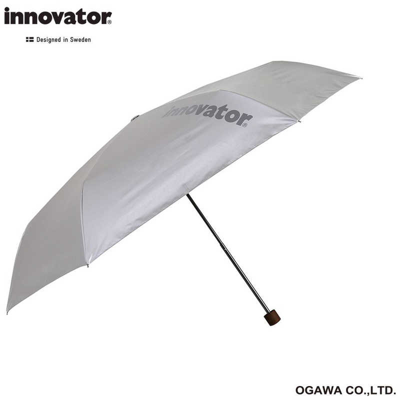 小川 小川 折りたたみ傘 innovator(イノベーター) シルバー  ［晴雨兼用傘 /60cm］ IN-60M-34 IN-60M-34