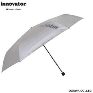 小川 折りたたみ傘 innovator(イノベーター) シルバー  ［晴雨兼用傘 /60cm］ IN-60M-34