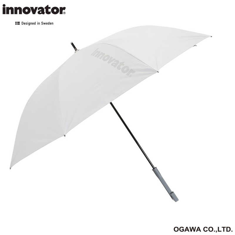 小川 小川 長傘 innovator(イノベーター) ホワイト×グレー [晴雨兼用傘 /65cm] IN-65AJP-33 IN-65AJP-33