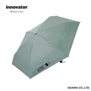 小川 折りたたみ傘 コンパクト innovator ［晴雨兼用傘 /メンズ /53cm］ ペールグリーン IN-53M-43
