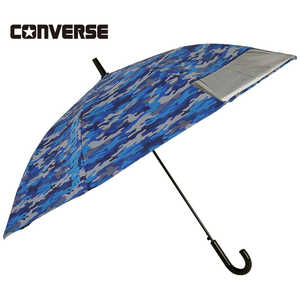 小川 キッズ長傘 迷彩 CONVERSE ネイビー 23CON-58A-2 NV ［晴雨兼用傘 /子供用 /58cm］ 23CON58A2NV