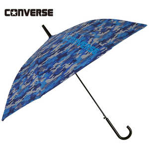 小川 キッズ長傘 迷彩 CONVERSE ネイビー 23CON-58B-2 NV ［晴雨兼用傘 /子供用 /58cm］ 23CON58B2NV
