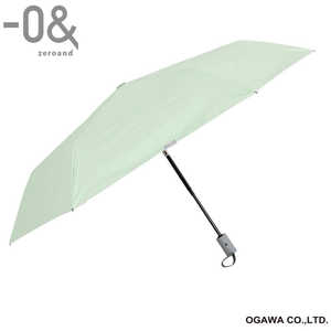 小川 折りたたみ傘 自動開閉 -0＆(ゼロアンド) リーフグリーン ［晴雨兼用傘 /55cm］ LDBC55WJPPGR