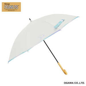 小川 長傘 ジョークール ピーナッツ オフホワイト [晴雨兼用傘 /レディース /50cm] 23SNPA1