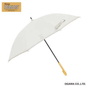 小川 長傘 スヌーピー ピーナッツ オフホワイト [晴雨兼用傘 /レディース /50cm] 23SNPB2