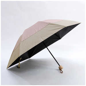 小川 折りたたみ傘 バイカラーパラソル LINEDROPS ピンク ［晴雨兼用傘 /55cm］ LDLPSBYC55PM5