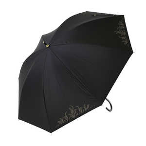 小川 長傘 スズラン LINEDROPS ［晴雨兼用傘 / レディース / 50cm］ ブラック 25LD-50PS-2 BK