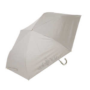 小川 折りたたみ傘 スズラン LINEDROPS ［晴雨兼用傘 / レディース / 50cm］ ベージュ 25LD-50PM-2 BE