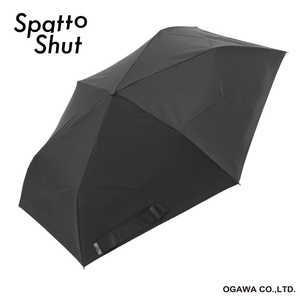 小川 形状記憶 折りたたみ傘 イージークローズ Spatto Shut ［晴雨兼用傘 / レディース / 55cm］ チャコールグレー LD-SAT-55PM CG