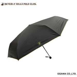 小川 折りたたみ傘 ビバリーヒルズポロクラブ [自動開閉/晴雨兼用傘/メンズ/70cm] ブラック 20BHPC-70SMBK