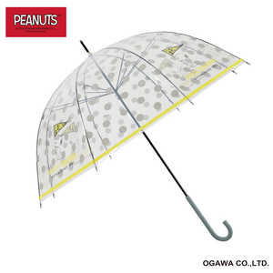 小川 ビニール傘 スヌーピー/ワンポイントドット ピーナッツ ［雨傘 /レディース /59cm］ 23VCSNPOE4