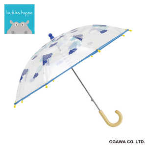 小川 キッズ クリアアンブレラ おそら kukka hippo ［雨傘 /子供用 /40cm］ KH-POE-1 40