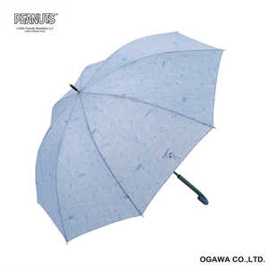 小川 長傘 ジョー・クール ピーナッツ ［雨傘 / メンズ / 65cm］ ブルーグレー 25LDE-SN-65J BGY