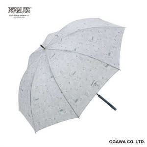 小川 長傘 ジョー・クール ピーナッツ ［雨傘 / メンズ / 65cm］ ライトグレー 25LDE-SN-65J LGY