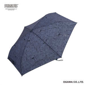 小川 折りたたみ傘 ジョー・クール ピーナッツ ［雨傘 / メンズ / 58cm］ ブラック 25LDE-SN-58M BK