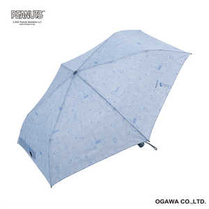 小川 折りたたみ傘 ジョー・クール ピーナッツ ［雨傘 / メンズ / 58cm］ ブルーグレー 25LDE-SN-58M BGY