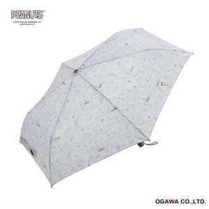 小川 折りたたみ傘 ジョー・クール ピーナッツ ［雨傘 / メンズ / 58cm］ ライトグレー 25LDE-SN-58M LGY