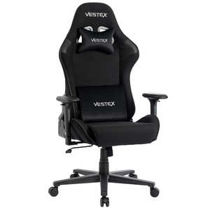 ルームワークス ゲーミングチェア ［W720xD720xH1205～1275mm］ VESTEX S2シリーズ(フットレストなし) ブラック VES-S2BK
