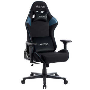 ルームワークス ゲーミングチェア ［W720xD720xH1205～1275mm］ VESTEX S2シリーズ(フットレストなし) ブルー VES-S2BL