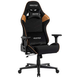 ルームワークス ゲーミングチェア ［W720xD720xH1205～1275mm］ VESTEX S2シリーズ(フットレストなし) ブラウン VES-S2BR