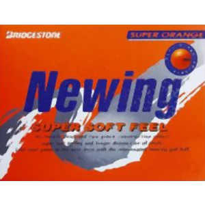 ブリヂストン ゴルフボール ニューイング スーパーソフトフィール Newing -SUPER SOFT FEEL-《1ダース(12球)/オレンジ》 NCOX