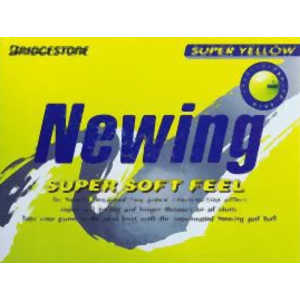 ブリヂストン ゴルフボール ニューイング スーパーソフトフィール Newing -SUPER SOFT FEEL-《1ダース(12球)/イエロー》 NCYX
